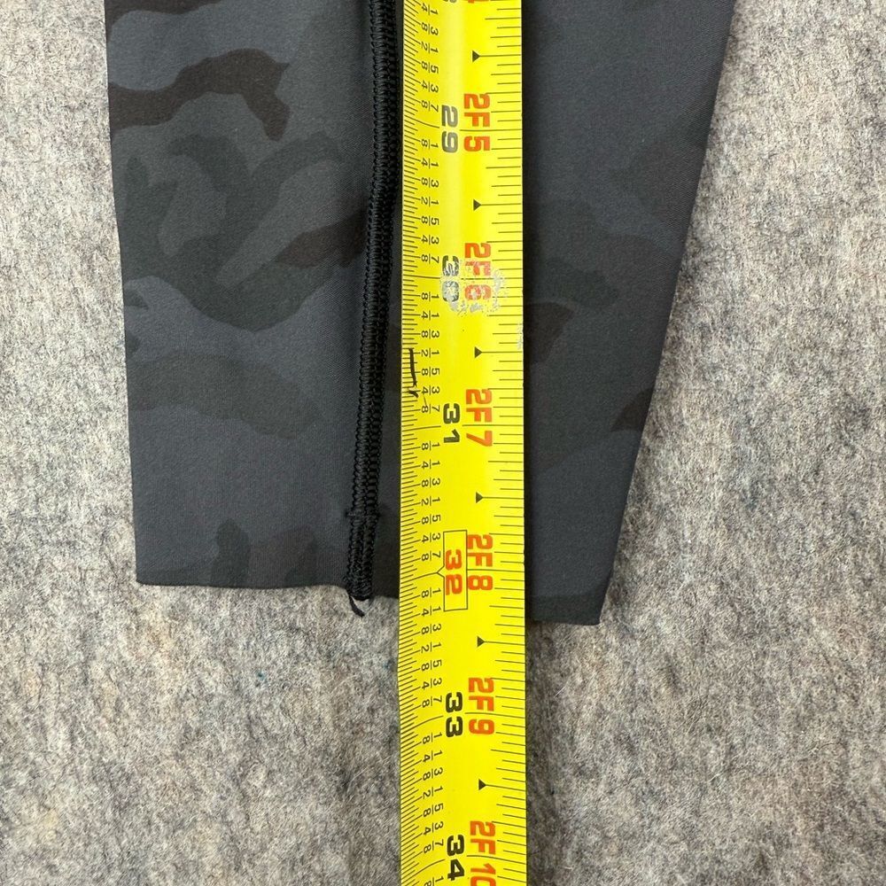 LULULEMON Fast Free Crop II  Reflective‎ Nulux Incognito Camo Leggings-Size 4 - Picture 9 of 11